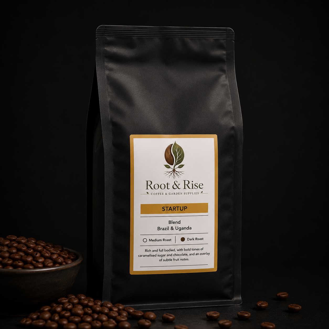 Startup Brazil & Uganda Blend Dark Roast