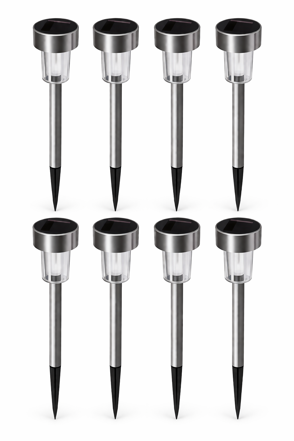 Solar LED Garden Light (Pack 8)